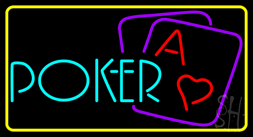 Poker 1 Neon Sign