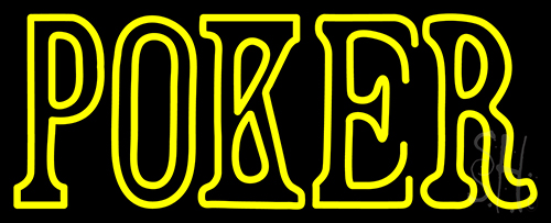 Poker Neon Sign