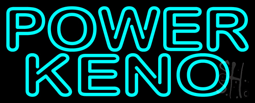 Power Keno 3 Neon Sign