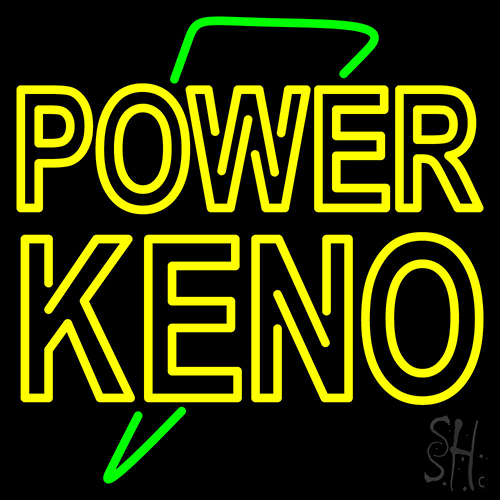 Power Keno Neon Sign