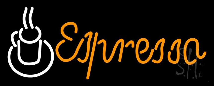 Espresso Coffee Cup Neon Sign