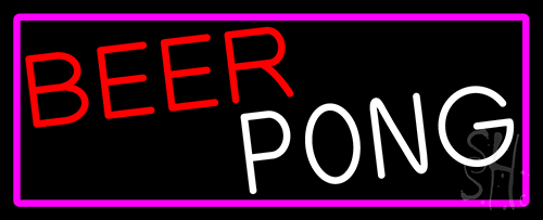 Beer Pong Neon Sign
