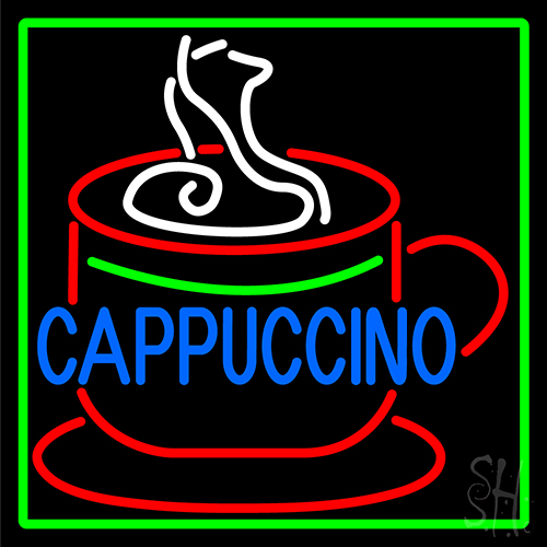 Cappuccino Inside Cup Neon Sign