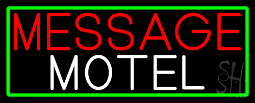 Custom Motel Neon Sign