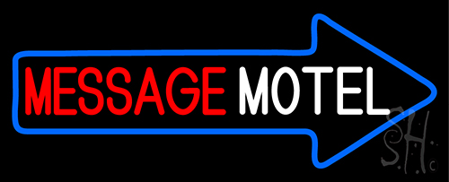 Custom Motel With Arrow Neon Sign
