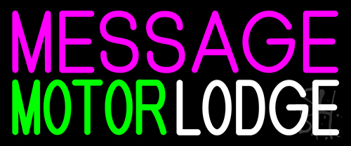 Custom Motor Lodge Neon Sign