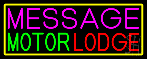 Custom Motor Lodge Neon Sign