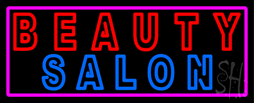 Double Stroke Beauty Salon Neon Sign