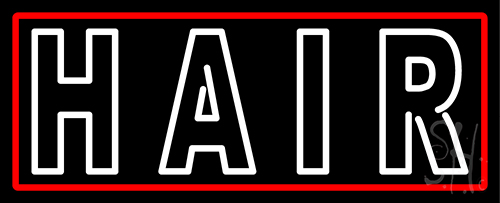 Double Stroke Hair Neon Sign