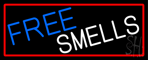 Free Smells Neon Sign