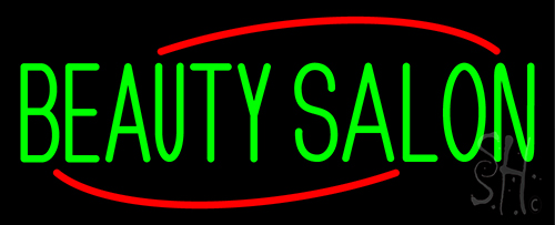 Green Beauty Salon Neon Sign