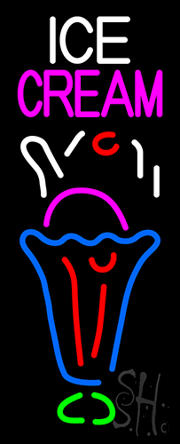 Ice Cream Cup Neon Sign