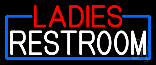 Ladies Restroom Neon Sign
