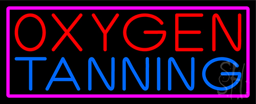 Oxygen Tanning Neon Sign