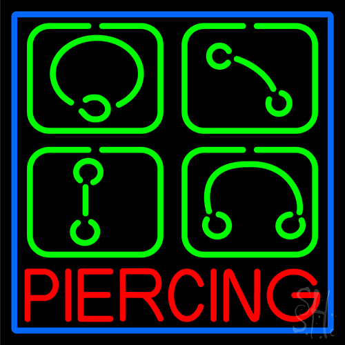 Piercing Neon Sign