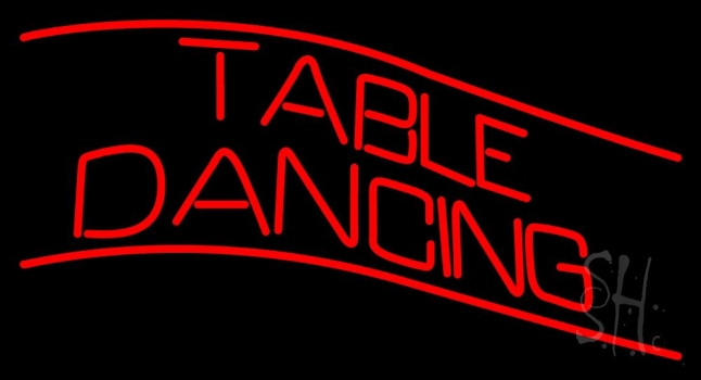 Table Dancing Neon Sign