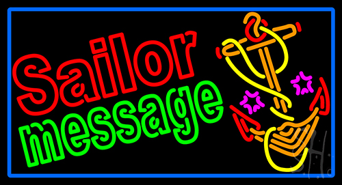 Custom Sailor Logo 1 Neon Sign