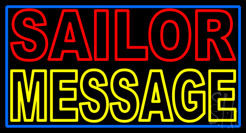 Custom Sailor Neon Sign