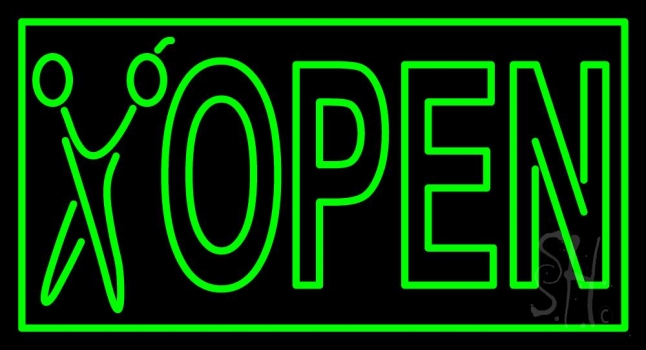 Salon Open Neon Sign