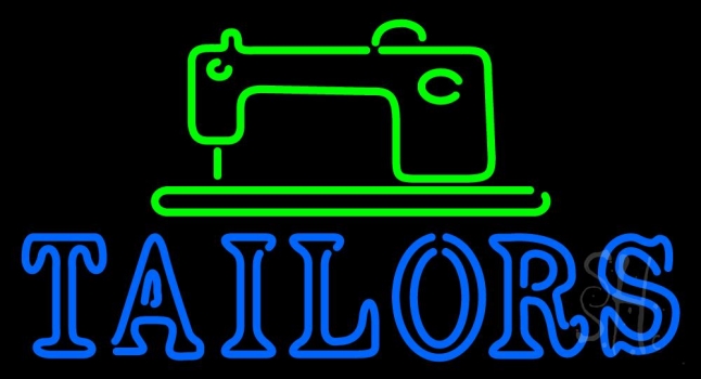 Tailors Logo Neon Sign
