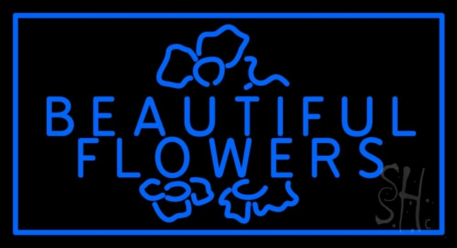Beautiful Flowers Neon Sign