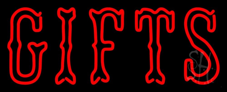 Double Stroke Red Gifts Neon Sign