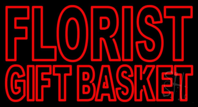 Florist Gift Basket Neon Sign