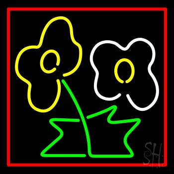 Flower Logo Neon Sign