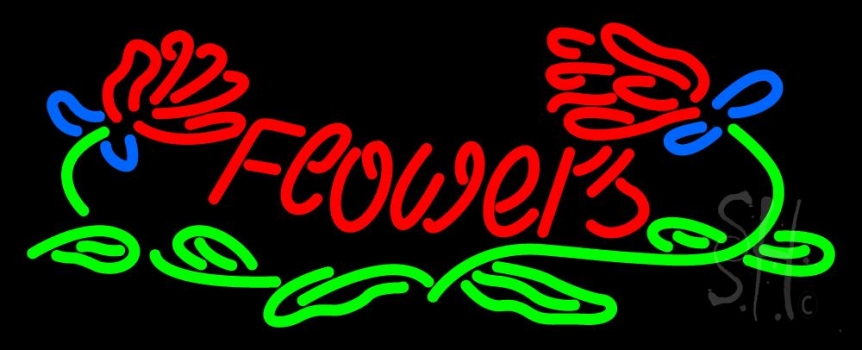 Flowers Neon Sign