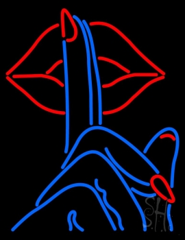 Nail On Lip Neon Sign