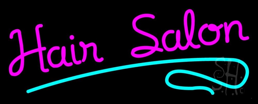 Pink Hair Salon Neon Sign