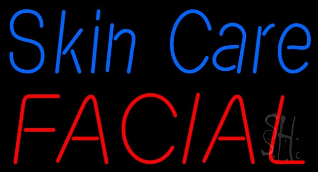 Skin Care Facial Neon Sign
