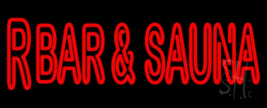 Bar And Sauna Neon Sign