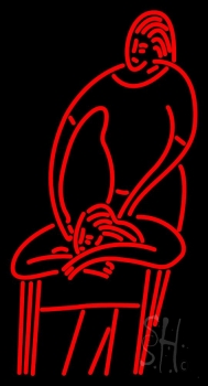 Massage Logo Neon Sign