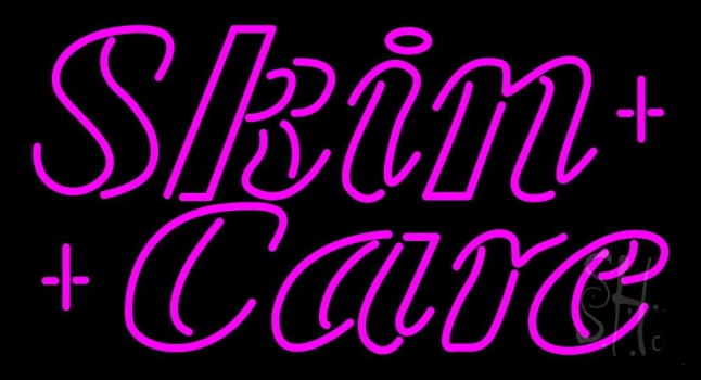 Pink Skin Care Neon Sign