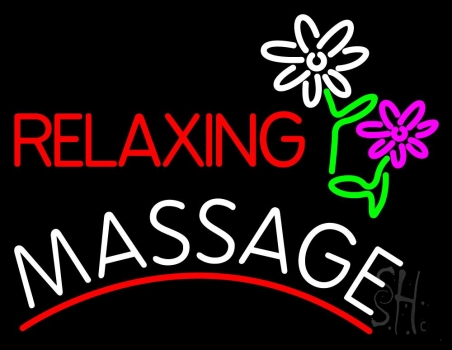 Relaxing Massage Neon Sign