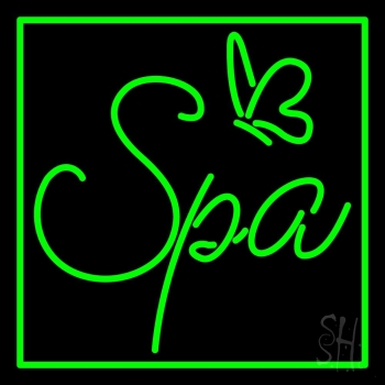 Green Spa Neon Sign