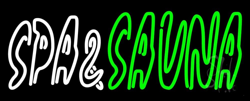 Spa And Sauna Neon Sign