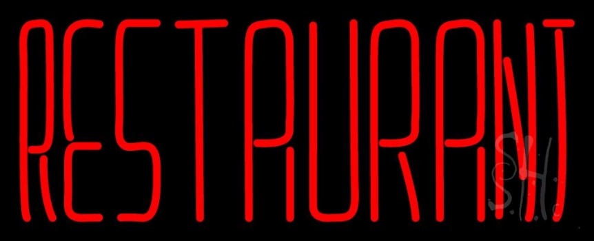 Digital Restaurant Neon Sign