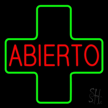 Abierto Neon Sign