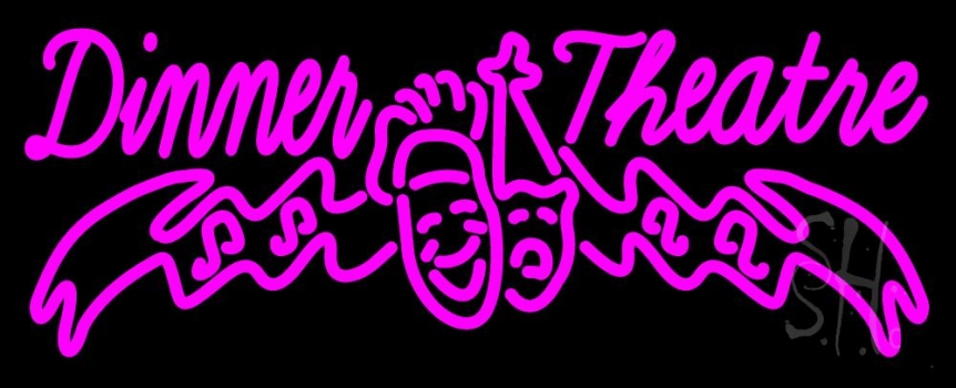 Pink Dinner Theatre Neon Sign