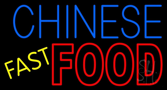 Chinese Fast Food Neon Sign