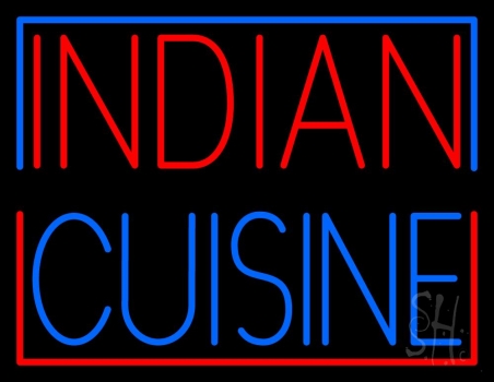 Indian Cuisine Neon Sign