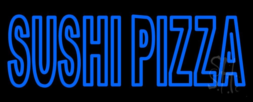 Sushi Pizza Neon Sign