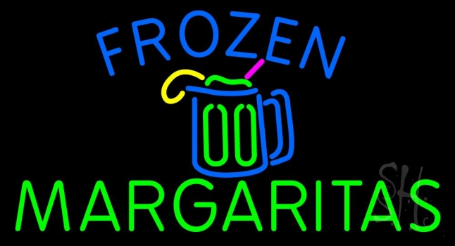 Frozen Margaritas Neon Sign