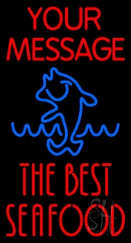 Custom The Best Seafood Neon Sign