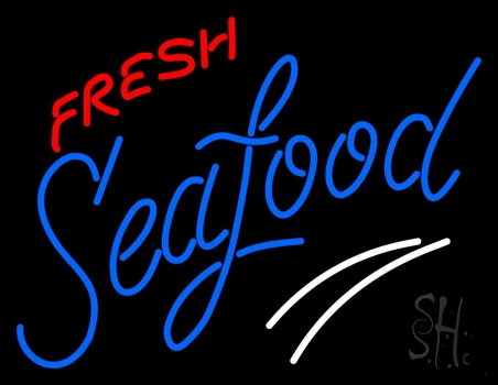 Fresh Seafood Neon Sign