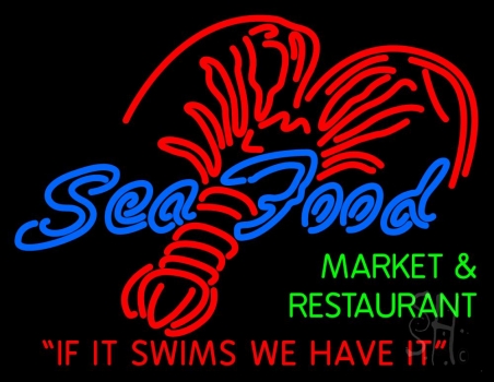 Seafood Neon Sign