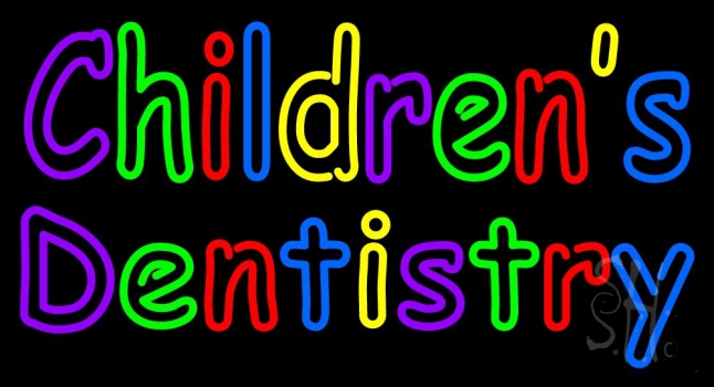 Childrens Dentistry Neon Sign