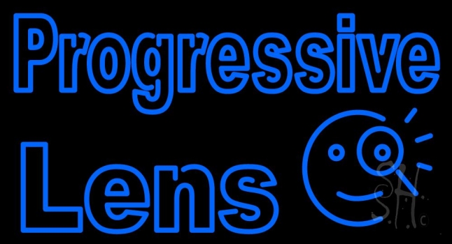 Progressive Lens Neon Sign